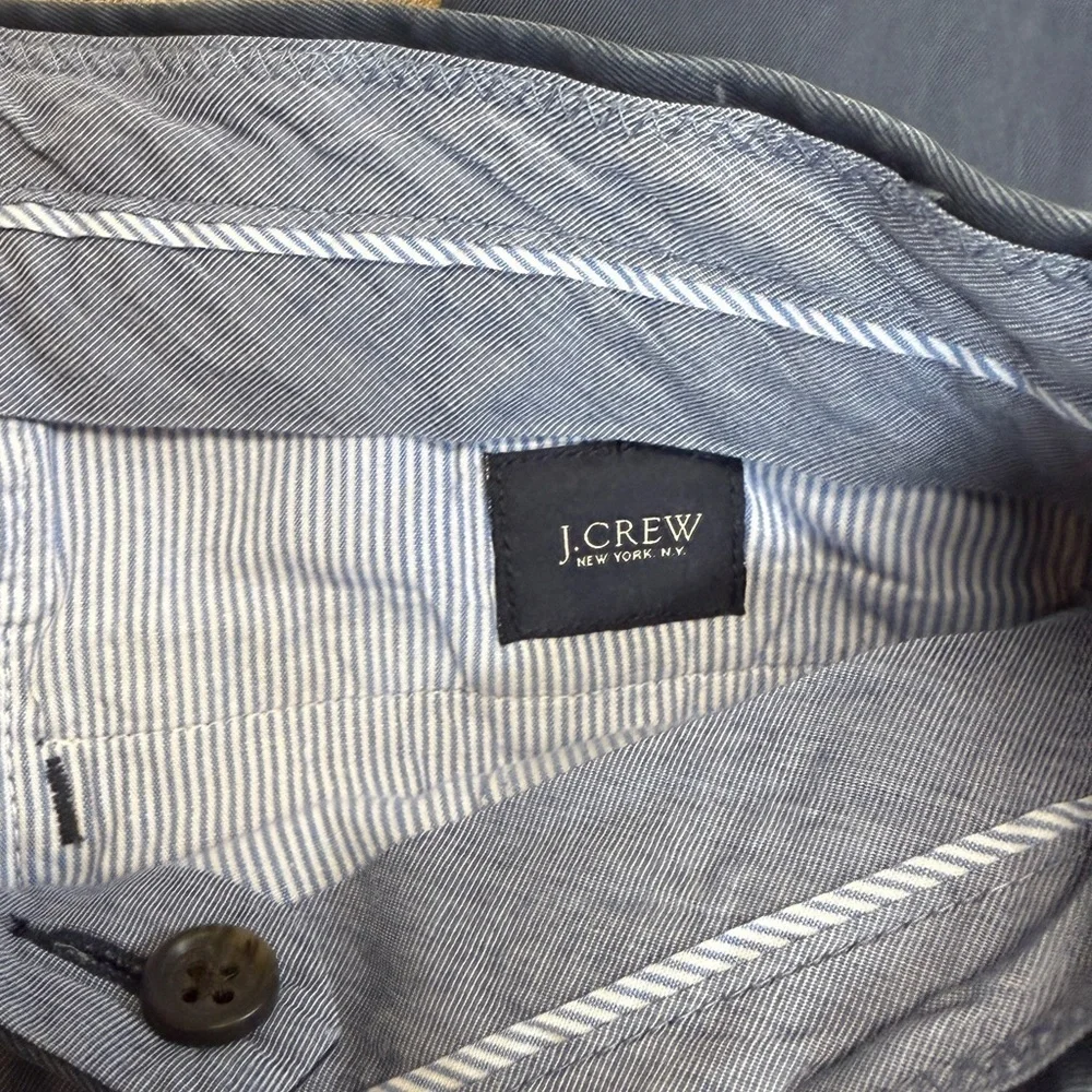 J.Crew: Men's Navy Chino Pants, Urban Slim Fit, Size 33W 32L